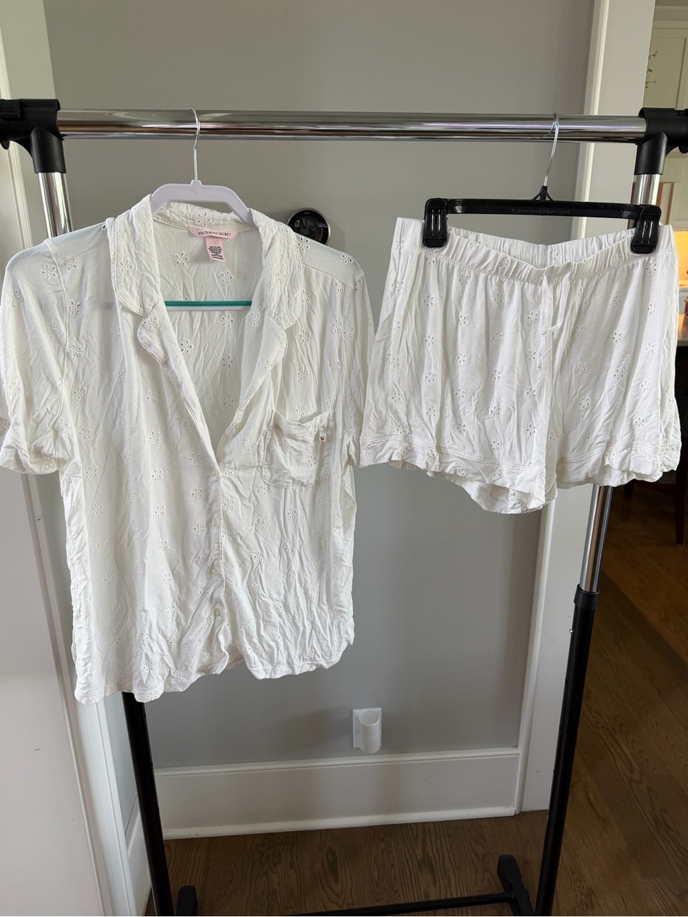 Victorias Secret Eyelet Modal Short Pajama set